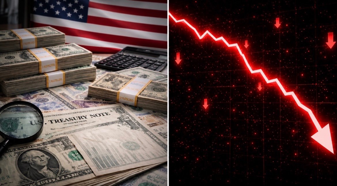 CryptoDailyD's tweet photo. 🚨HUGE: The US Treasury reveals Japan, China and the UK all sold US Treasuries in June, cutting $61 BILLION in one month.

China and Japan each sold $26 BILLION, with the UK trimming $9 BILLION.

#USTreasuries https://t.co/FRSJZV3MKr