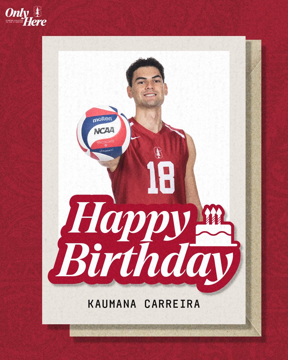 StanfordMVB's tweet photo. HBD, Mana 🥳🧁🎈

#GoStanford https://t.co/aMQwRIfQcr