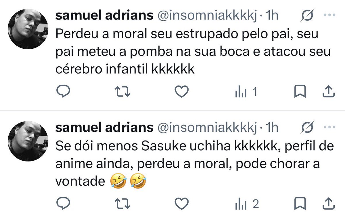 wqigab's tweet photo. @insomniakkkkj @Bruncob @paulo_ph97 @Yagocudeapito Nem tinha visto seus comentários kkkk parece que quem se ofendeu foi você https://t.co/EW6j3s1zS5