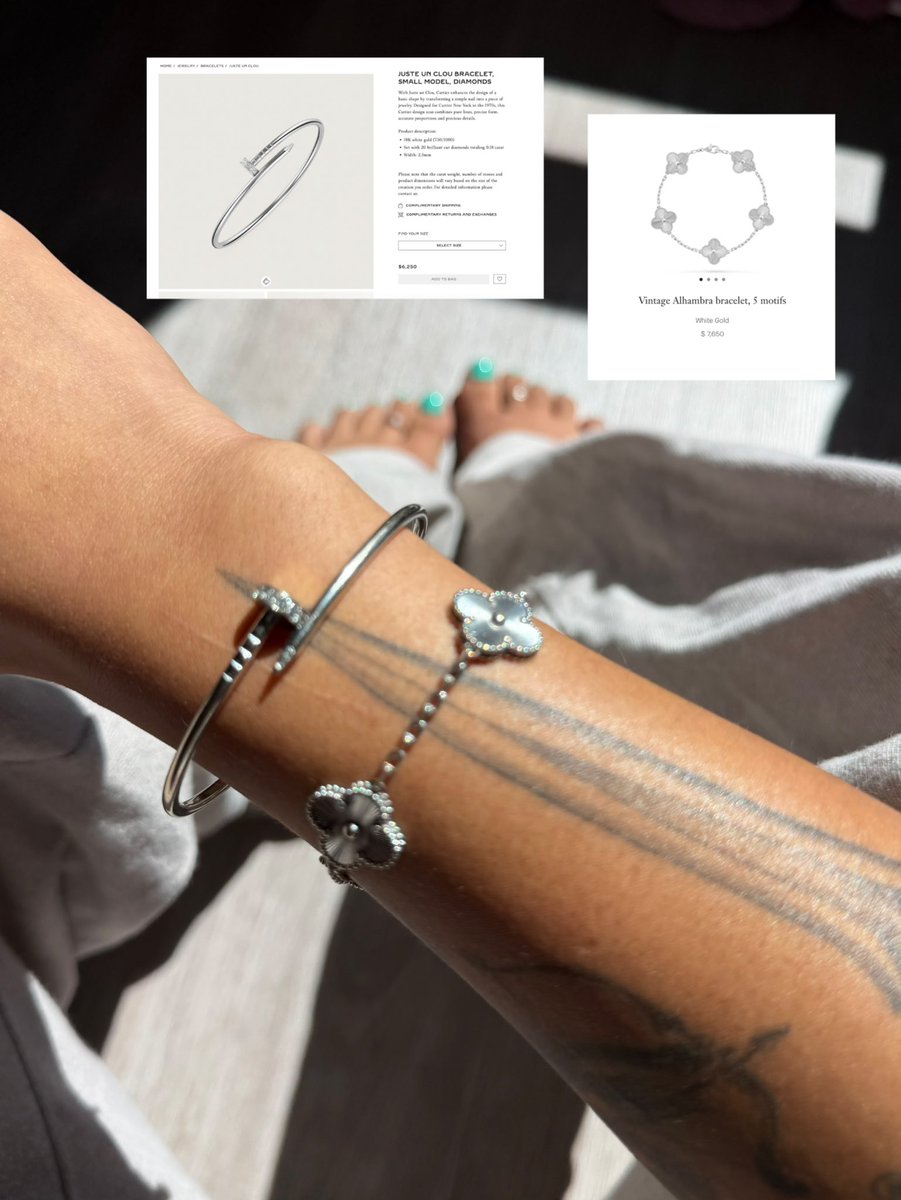 brattyGIN's tweet photo. made 6 figures in the past 2 months &amp; i'm celebrating by spoiling myself with the simpcash i collected ofc 🥰🎁✨

1 - my current stack
2 - the bracelet i'm adding to my stack
3 &amp; 4 - the necklaces i can't decide btwn

comment 3 or 4 cuz i truly can't decide 😭 https://t.co/VBBgmJnQcQ
