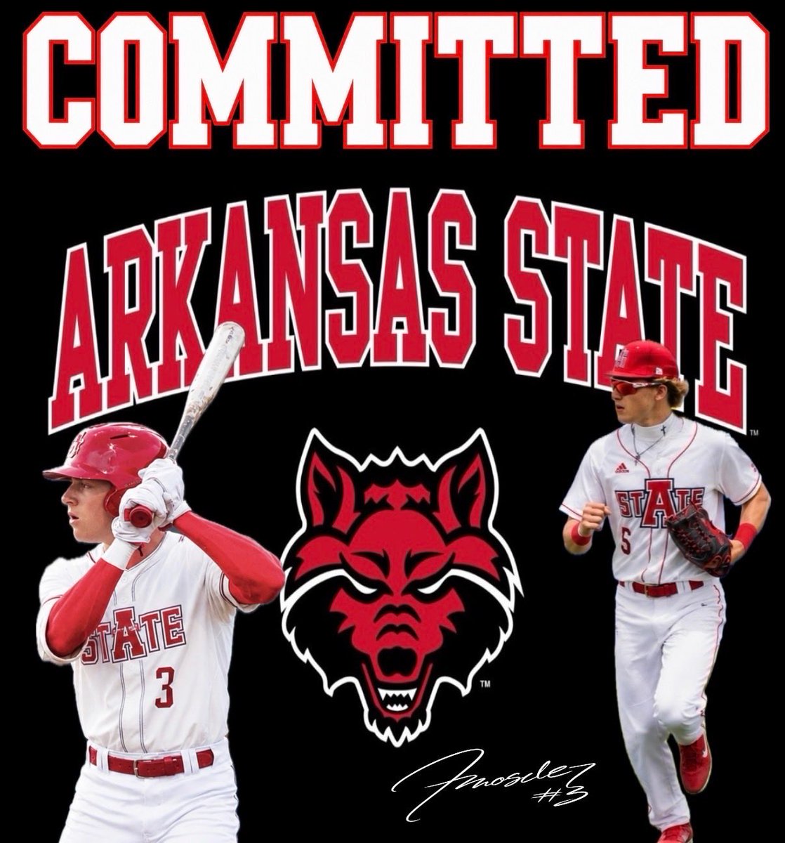 TMoseley2027's tweet photo. I am incredibly blessed and honored to say that I am committing to Arkansas State University to pursue athletics and my educational degree. I want to thank God for all of the amazing people and opportunities that he has given me to be where I am right now. Ready for the future!โ๏ธ https://t.co/9qNQOHV8EO