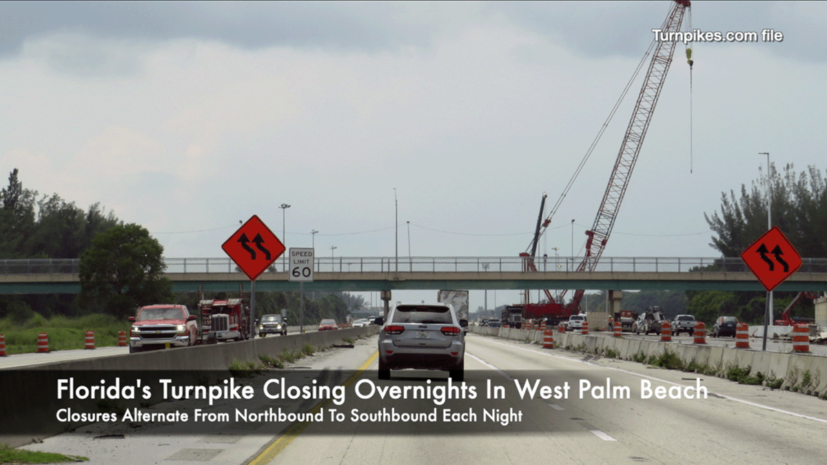 turnpikeinfo's tweet photo. Florida’s Turnpike will be closing once again this week, alternating between northbound and southbound closures in Palm Beach County. Another segment of the Polk Parkway’s new Central East extension is being shown by Florida DOT. Kansas is raising tolls on September 1st, and billing errors are showing up on the Gordie Howe International Bridge.

https://t.co/vkKfcu24AB