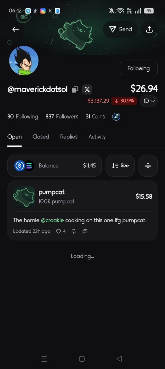 ghostlioncrypto's tweet photo. @Maverickdotsol @Pumpfun I'm follow you bro
Wallet :GS4oaePxTWU6Zr3y32zequoVFvbiQ7Jb9zBin589t2gN https://t.co/rS7MQNe4Xz