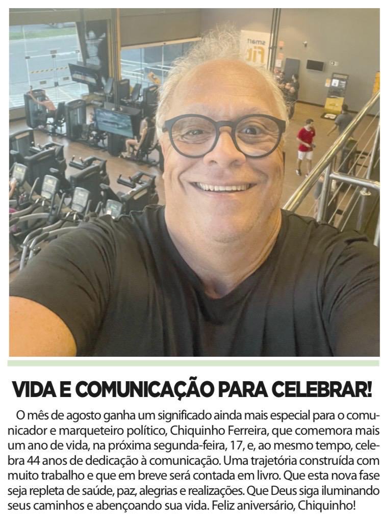 ChiquinhoF's tweet photo. Gratidão sempre ao bom Deus 🙏🙏🙏 obrigado aos queridos @DenisonSantana e @paulatoquinho @jornalcorreioSE https://t.co/2N3hO53rZj