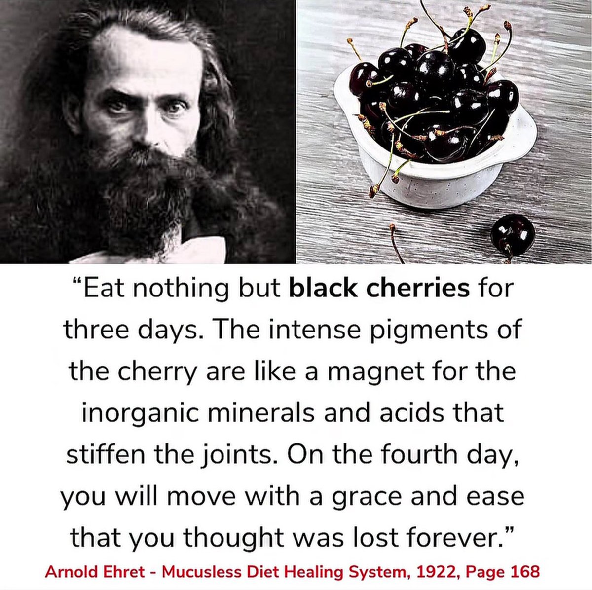 parasitedetox's tweet photo. Cherries eliminate inorganic minerals from the body https://t.co/NmLBhXJkO5