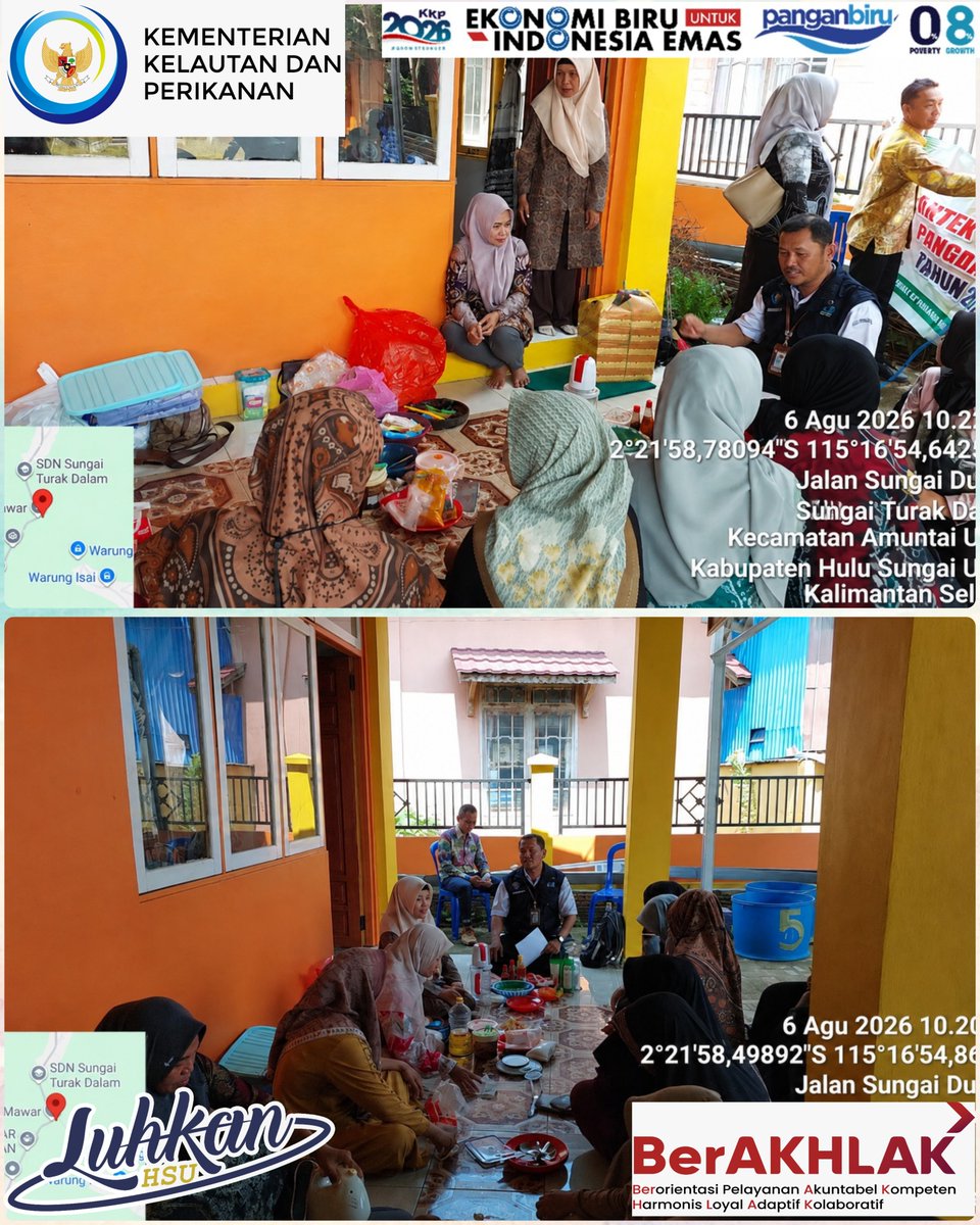 Wahyudi_Luhkan's tweet photo. Kamis (6/8), Wahyudi Rachman, S.Pi, Luhkan Kabupaten HSU, memfasilitasi Akses Teknologi Tepat Guna Hsl Perikanan "Pengolahan Dimsum Ikan Patin" di Ds. Sungai Turak Dalam, Kec. Amuntai Utara melibatkan anggota Pokdakan Doa Bersama
#GiatLuhkanSatminkalBWI #HuluSU #aksesteknologi https://t.co/xM8oM2C4Do