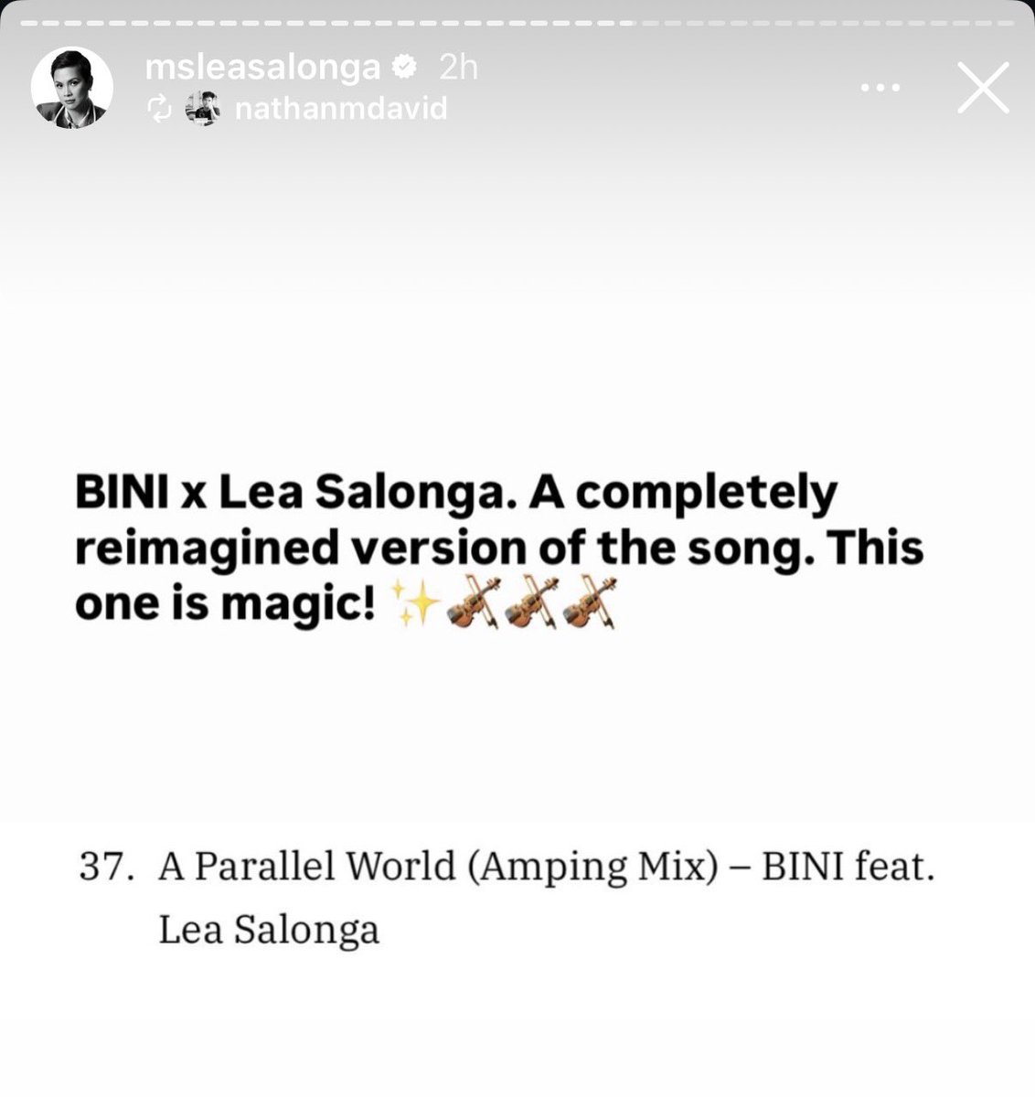 chibi_lei's tweet photo. OMFG, GOOD MORNING TO ME! LEA SALONGA X BINI! 😭😭😭😍☺️ PARA SA AKIN TO. Hahaha https://t.co/R9hbtNGDni