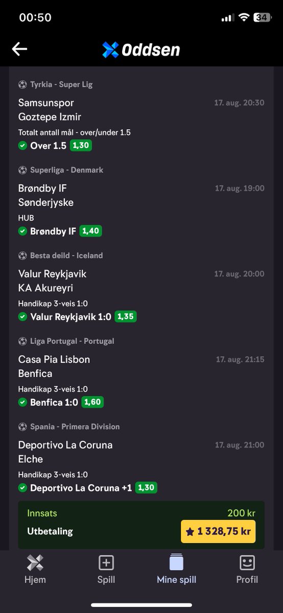 DonGrefla's tweet photo. @CCrypto2403 Takk sjef🙏 + @zoomodds for tips om kort i cardiff-wrexham https://t.co/XOyAlzSmhV