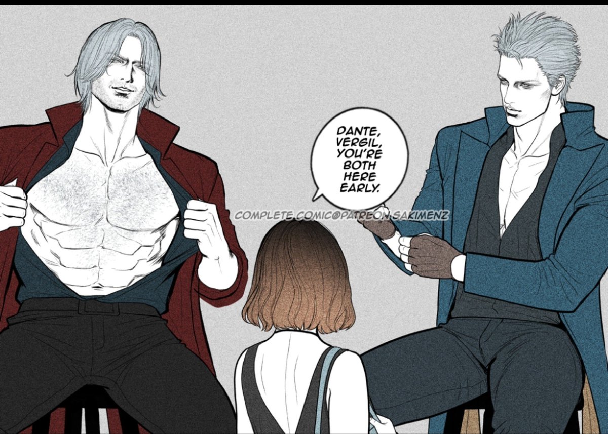 sakimenmen's tweet photo. new page | Dante &amp; Vergil #dmc #devilmaycry https://t.co/hUu8I7ctPh