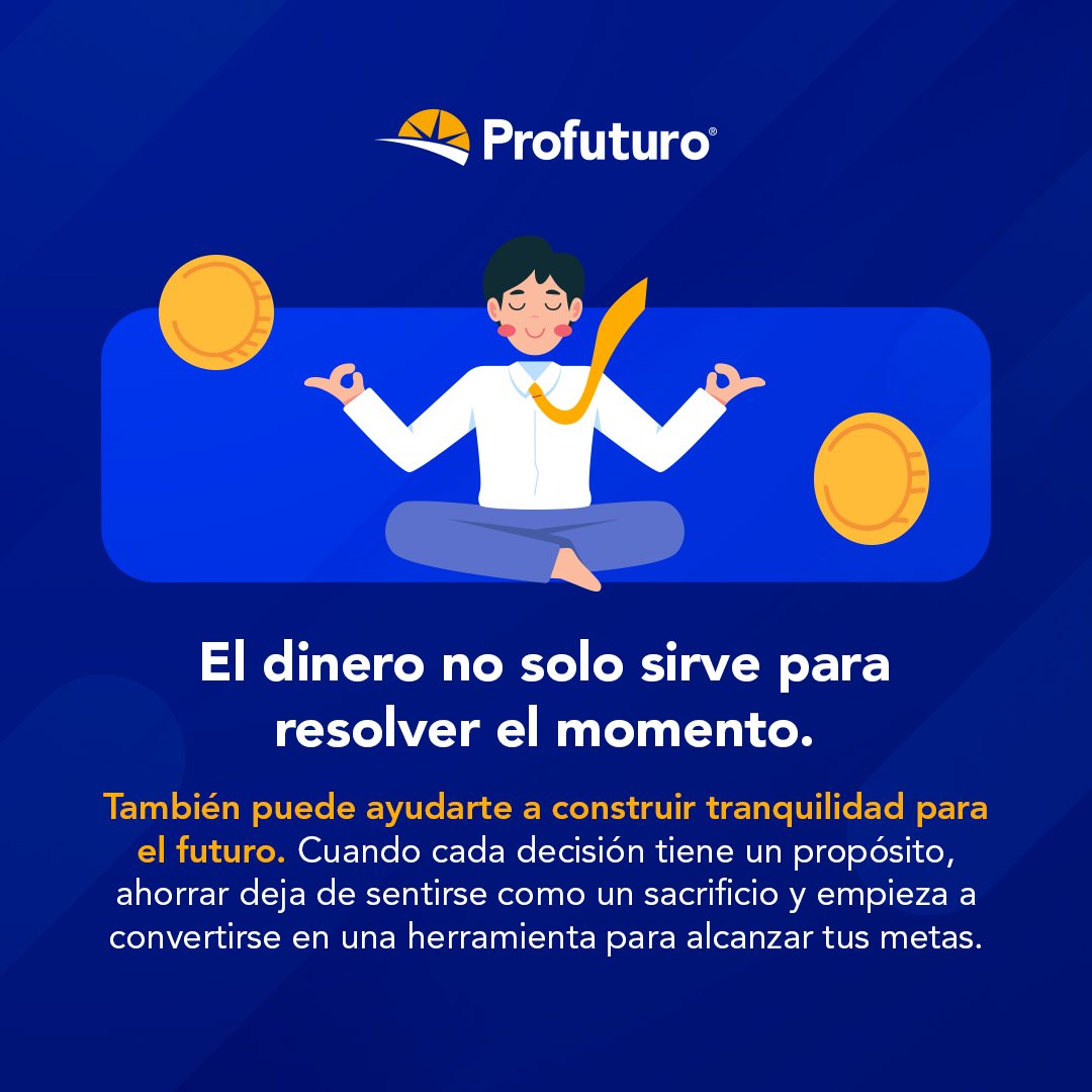 ProfuturoMX's tweet photo. La tranquilidad financiera empieza mucho antes de llegar al retiro. Empieza cuando tus decisiones reflejan aquello que realmente es importante para ti. Ahorrar no es solo pensar en el dinero. Es construir con calma la vida que quieres vivir. https://t.co/fp6RmbVcLm
