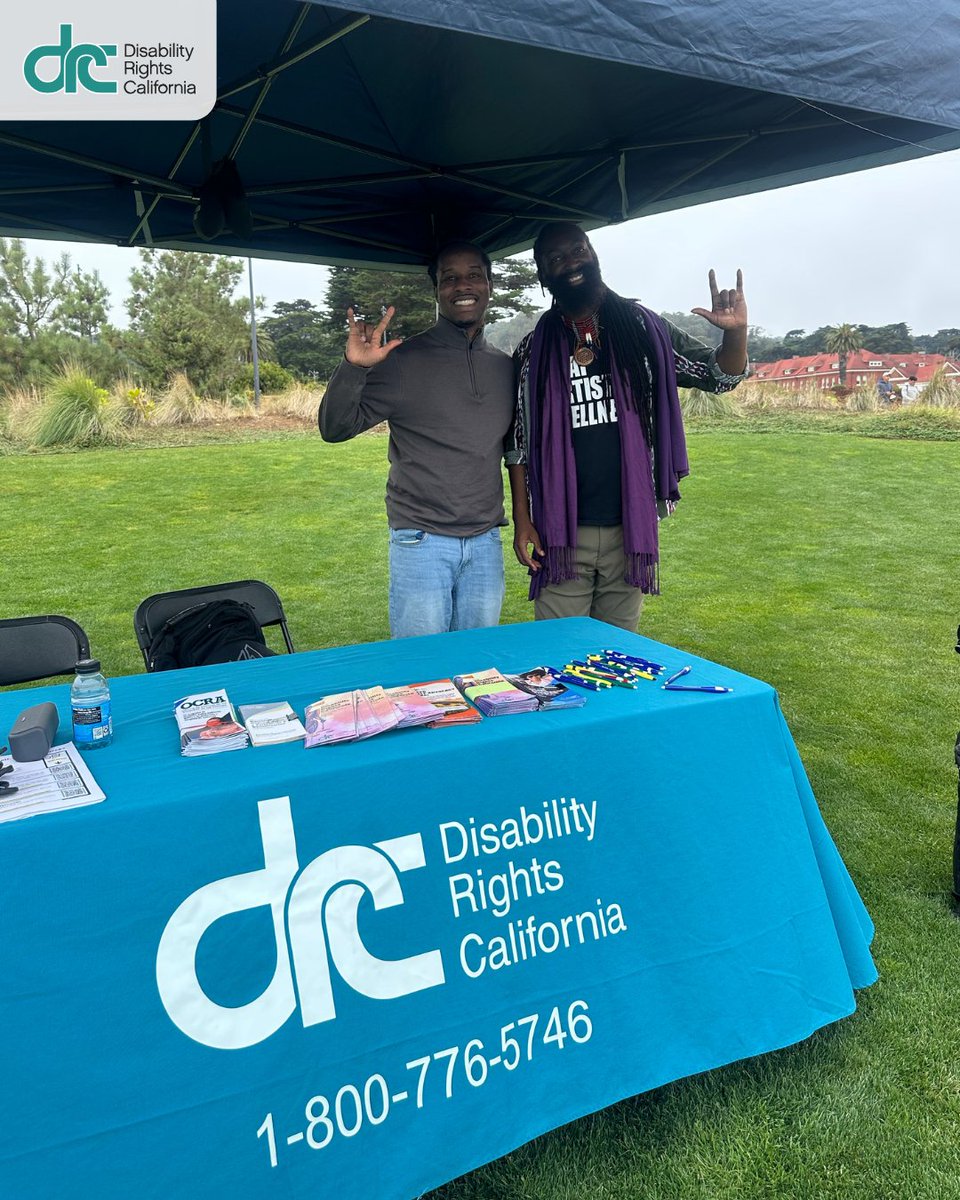 DisabilityCA's tweet photo. Over the weekend, DRC Public Policy Analyst Tremmel Watson had the great opportunity to attend the Bay Area International Deaf Dance Festival and connect with members of the Deaf community, share information about DRC’s services, and answer questions about resources available to individuals and families. The event was directed by DRC Board Member Antoine Hunter and was held at the Crissy Field Center and East Meadow in San Francisco.

It was a lively event with fantastic dance performances! It was such a great space to connect together and dance with old and new friends. Thank you Antoine and the Urban Jazz Dance Company for your work putting this event together!

#DisabilityRightsCA #SanFrancisco #DeafCommunity #UrbanJazzDanceCompany #Dance