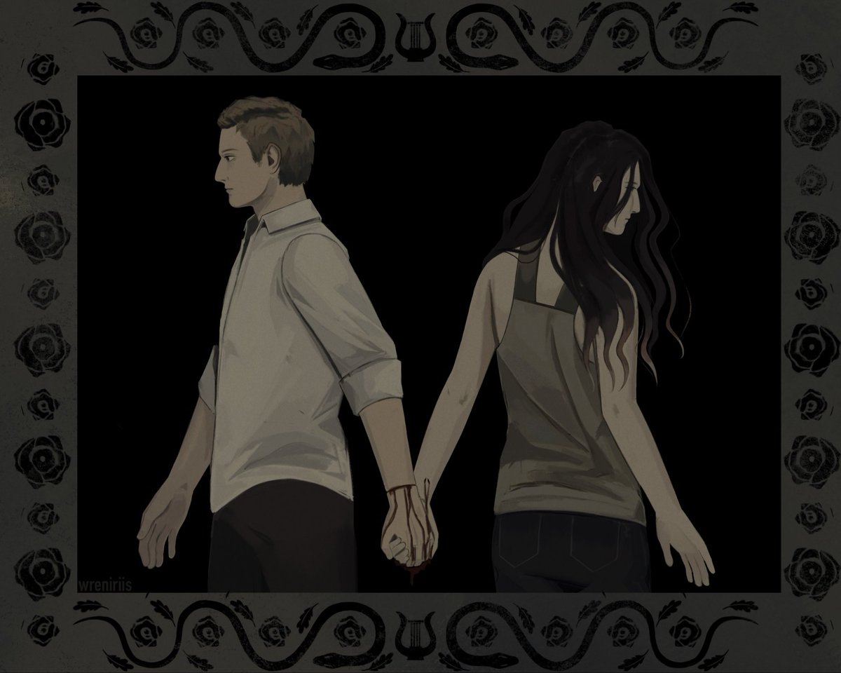 wreniriis's tweet photo. Orpheus &amp; Eurydice 
#ResidentEvil #mithan https://t.co/lg4vftuMnJ