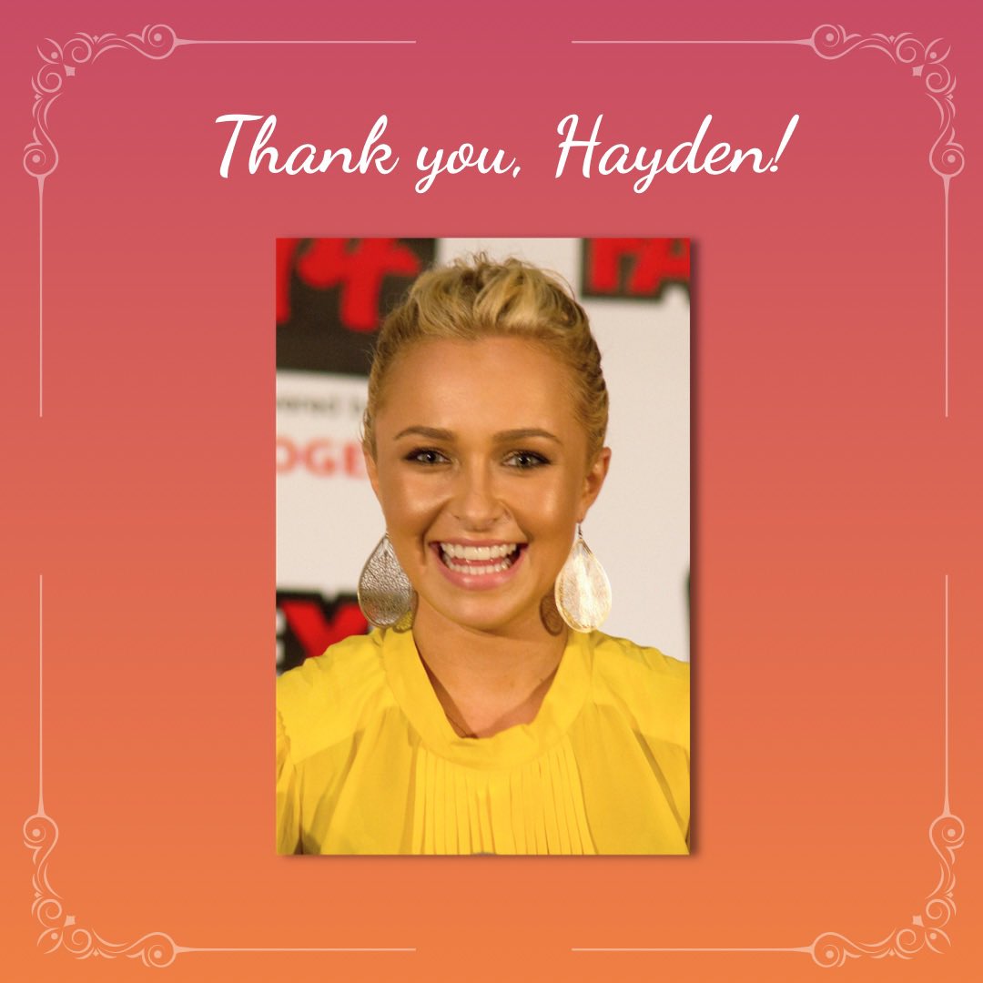 DownerPhoenix's tweet photo. Hayden Panettiere fans, please join us on August 21 to celebrate her birthday and the impact she’s had on our lives. Feel free to share your own creations, memories, anything related to Hayden.

Please tag your posts #celebratinghayden so we can all see and share them https://t.co/NNOTb7NbDg