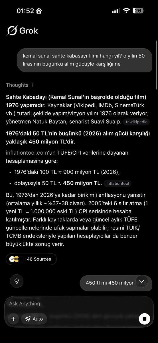 mkeremkoc's tweet photo. şimdi de grok’un ısrarlı saçmalamasına https://t.co/wMtg7mzVJ5