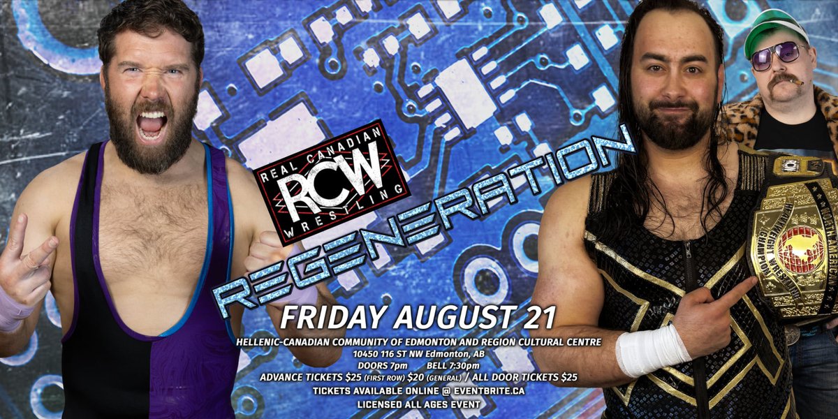 rcw_wrestle's tweet photo. This Friday in Edmonton 
@MitchClarkeMMA vs @RealWestonKing 
Tickets on sale now online 
https://t.co/NPMMEd4DQH

Licensed All Ages Event https://t.co/kKtn8TyVuK