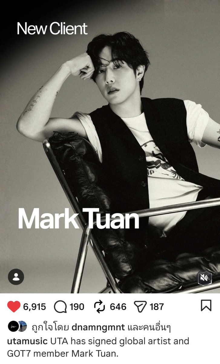 fairy12319's tweet photo. มาร์คเซ็นสัญญากับค่ายใหม่
uta(United talent agency)
ขอให้เป็นการเริ่มต้นที่ดีของพี่มาร์คด้วยน้าาาา ยินดีกับคนเก่งของเราด้วยค่าา

#MARKTUAN https://t.co/zVgev57xYJ