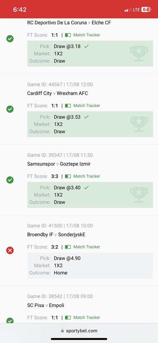 itsolumighty's tweet photo. 5 random draw picks 4 in cut 1 🤦‍♂️ 
666olds #sportybet @SportyBetNG https://t.co/h4Lrs4svJj