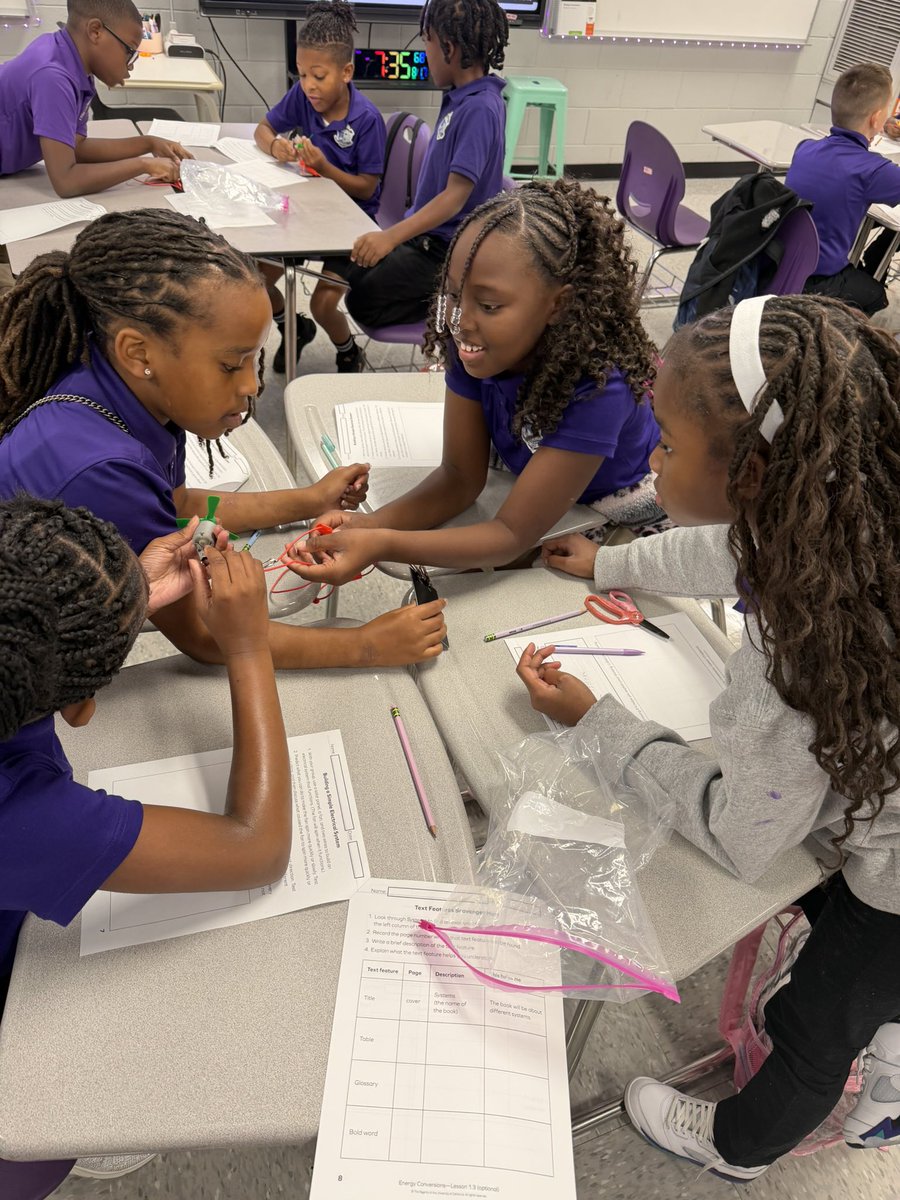 MSAEastKnights's tweet photo. Our 4th Grade Knights are getting hands-on in Mrs. Knoten’s science class as they build and explore simple electrical systems!
We love seeing our Knights learning by doing, thinking like scientists, and Climbing to New Heights! #MSAEast #KnightPride #FourthGrade https://t.co/CMLEKFaro2