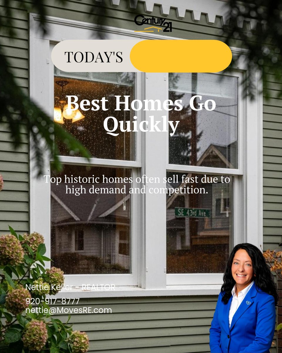 raspberrylily04's tweet photo. Well-kept historic homes in Wisconsin draw crowds fast, when more buyers notice, decision windows shrink and the best ones go quickly. 🏡🕰️ Would you move fast for the right place, or wait it out? https://t.co/N4dDnskaTQ