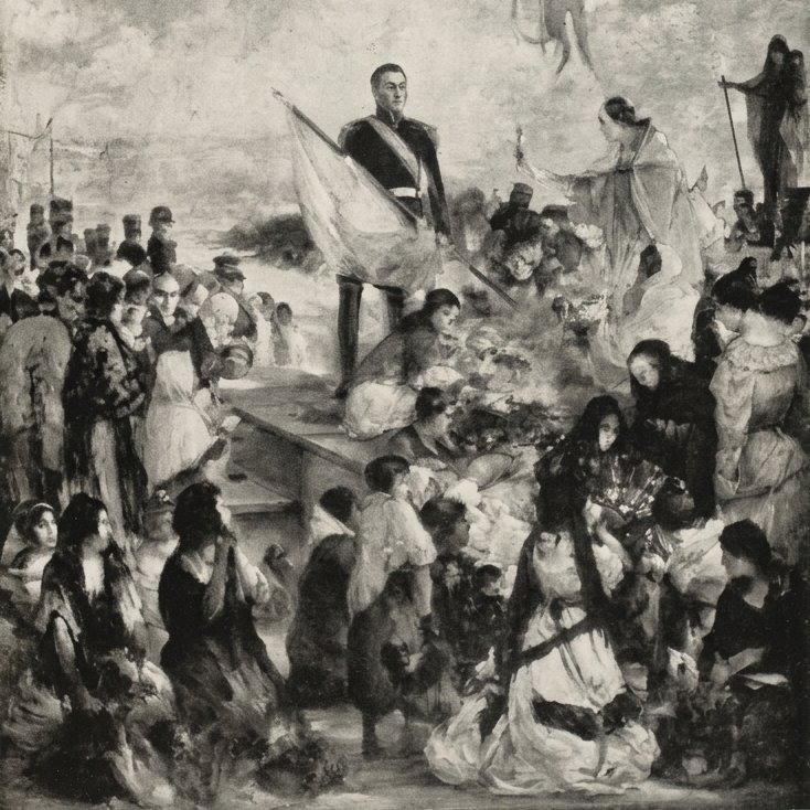 juliodrodriguez's tweet photo. 176º aniversario del fallecimiento del General Don José de San Martín

🖼️ Bendición de la Bandera, de Carlos P. Ripamonte. https://t.co/62uMqtvx8S