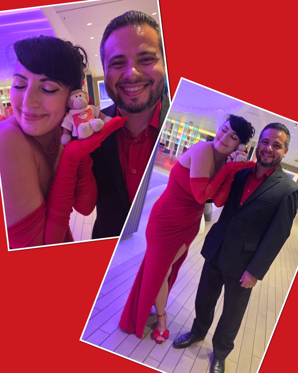 TravelingMocha's tweet photo. Look at this fancy couple dressed to the nines for Scarlet Night!
#ScarletLady #Eclipse2026 #cruise #ScarletNight https://t.co/2dTIJtdIAD