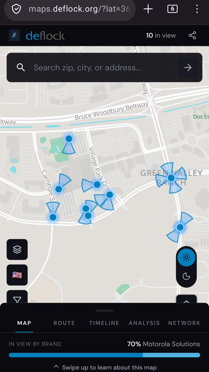 JeremyRoss77's tweet photo. The location of Flock cameras in the greater Las Vegas area. You can see the clusters around various casinos, malls, and other high traffic areas. The freeways look safe so far. They are spreading fast.... every where you go, big brother is watching. #vegaslocals https://t.co/qoJqUmDToJ