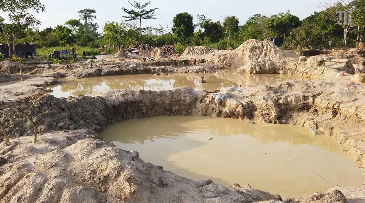 Cotedivoireoff_'s tweet photo. L’orpaillage illégal détruit notre pays!

C’est un acte criminel 🫵🏿 https://t.co/2FaBzwIujc