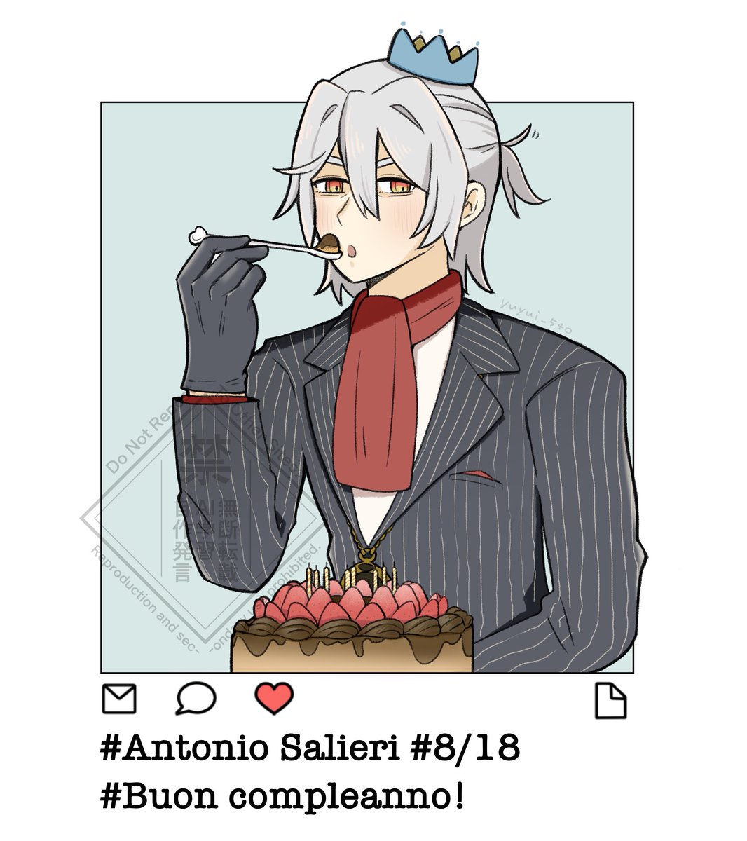 yuyui_540's tweet photo. 今年もおめでとう、先生💐

#サリエリ生誕祭FGO会場　
#サリエリ生誕祭2026 https://t.co/upSz8DJbF5