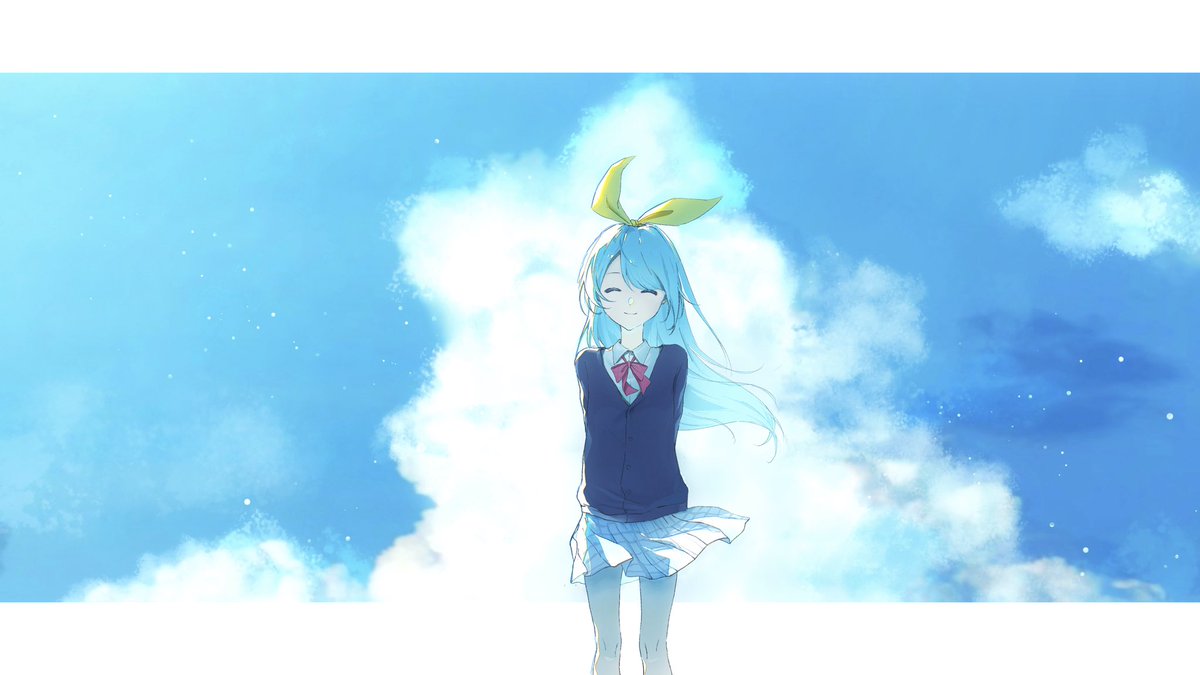 DeepSea_0811's tweet photo. オクラさんお誕生日おめでとうございます！
これからもずっと幸せに過ごせますように🩵✨

 #秋葵高校美術部 https://t.co/aAlfQB2ce8