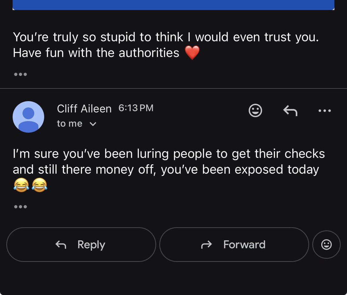linabobinas's tweet photo. I absolutely love wasting scammers time. Have fun with the authorities “Fredd” 💋

#nsfw #nsfwtwt #scam #ScamExposed https://t.co/IXu0ZL0MyR