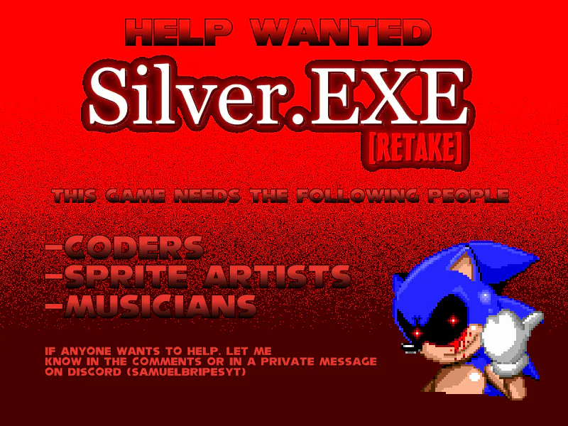 SamuelBriPesDev's tweet photo. APPLICATIONS FOR HELPERS ARE NOW OPEN!
https://t.co/MP1eYW0XYN
#helpwanted #sonicexe #execommunity https://t.co/UsijgpMbiC
