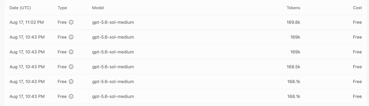 OsmWallet's tweet photo. What is happening? I'm not using gpt-5.6-sol anywhere? Grok Bot using it on my behalf?? @cursor_ai https://t.co/96EREBHqUf