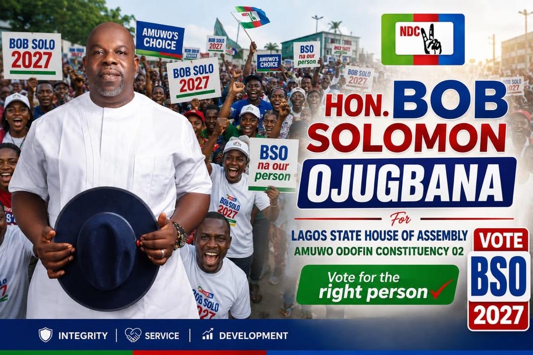 BobSoloFoundati's tweet photo. @UtomiPat Give Bob-Solo back his NDC mandate Amuwo Odofin Constituency II Lagos State House Of  Assembly . https://t.co/HLiOueJB5k