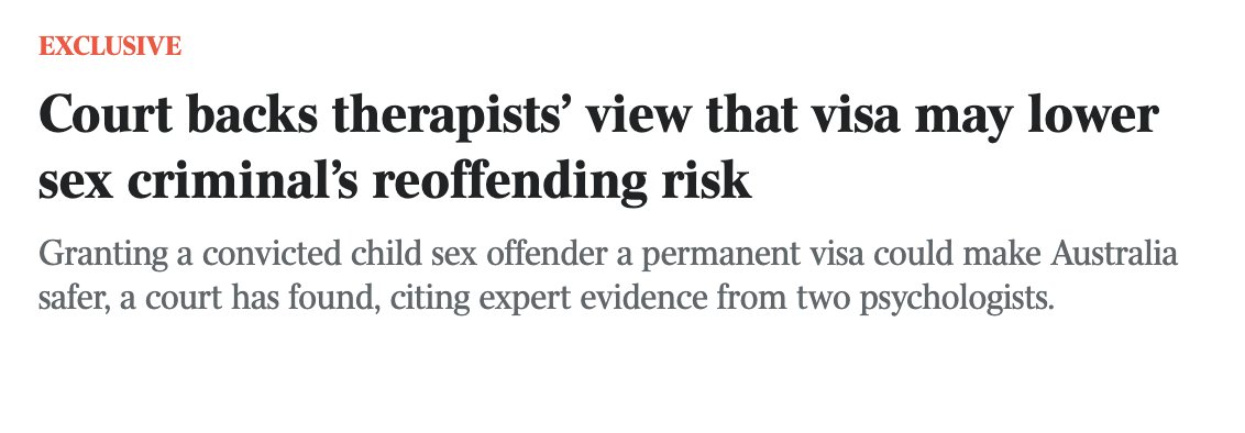 _mumbling_me's tweet photo. To qualify for an Australian Permanent Residency, you now have to be a convicted sex offender, expedited processing if classified as a paedophile may be. #winning #auspol #ausbiz https://t.co/ocaEWf9zRV