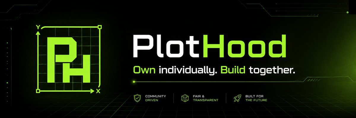 PlotHoodXYZ's tweet photo. 🎁 PlotHood NFT GIVEAWAY - 64 PLOTS! 🎁

We're giving away 64 PlotHood NFTs! 

How to enter:
🔁 Repost this post
❤️ Like
👤 Follow us
🎟️ Enter the giveaway on our site under Giveaways tab - 0.0001 ETH per entry (Bot protection)

You can win more than one Plot!

⏳ Winners will be drawn in 24 HOURS.

Good luck! 🍀
#PlotHood #NFTGiveaway #RobinhoodChain #NFT