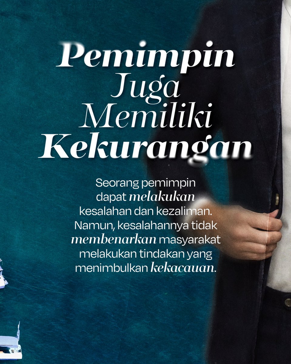 DzulqarnainMS's tweet photo. Islam tidak melarang seorang muslim bekerja sama dengan masyarakat lain dalam perkara yang baik.

Rasulullah ﷺ pernah menghadiri sebuah persekutuan masyarakat Quraisy yang bertujuan membela orang yang dizalimi. Setelah beliau menjadi nabi, beliau tetap menyebut kebaikan tujuan persekutuan tersebut.

Hal ini menunjukkan bahwa kerja sama dalam menjaga keadilan, keamanan, serta kemaslahatan masyarakat merupakan perkara yang didukung selama tidak bertentangan dengan syariat.

Seorang muslim bukan hanya memikirkan dirinya sendiri. Ia ikut berkontribusi bagi lingkungan dan negerinya.

📚 Penjelasan lebih lengkap dapat dibaca dalam buku Mencintai dan Membela Negeri: Menjadi Warga Negara yang Baik.

Info Selengkapnya:
https://t.co/TxAGedJaLN