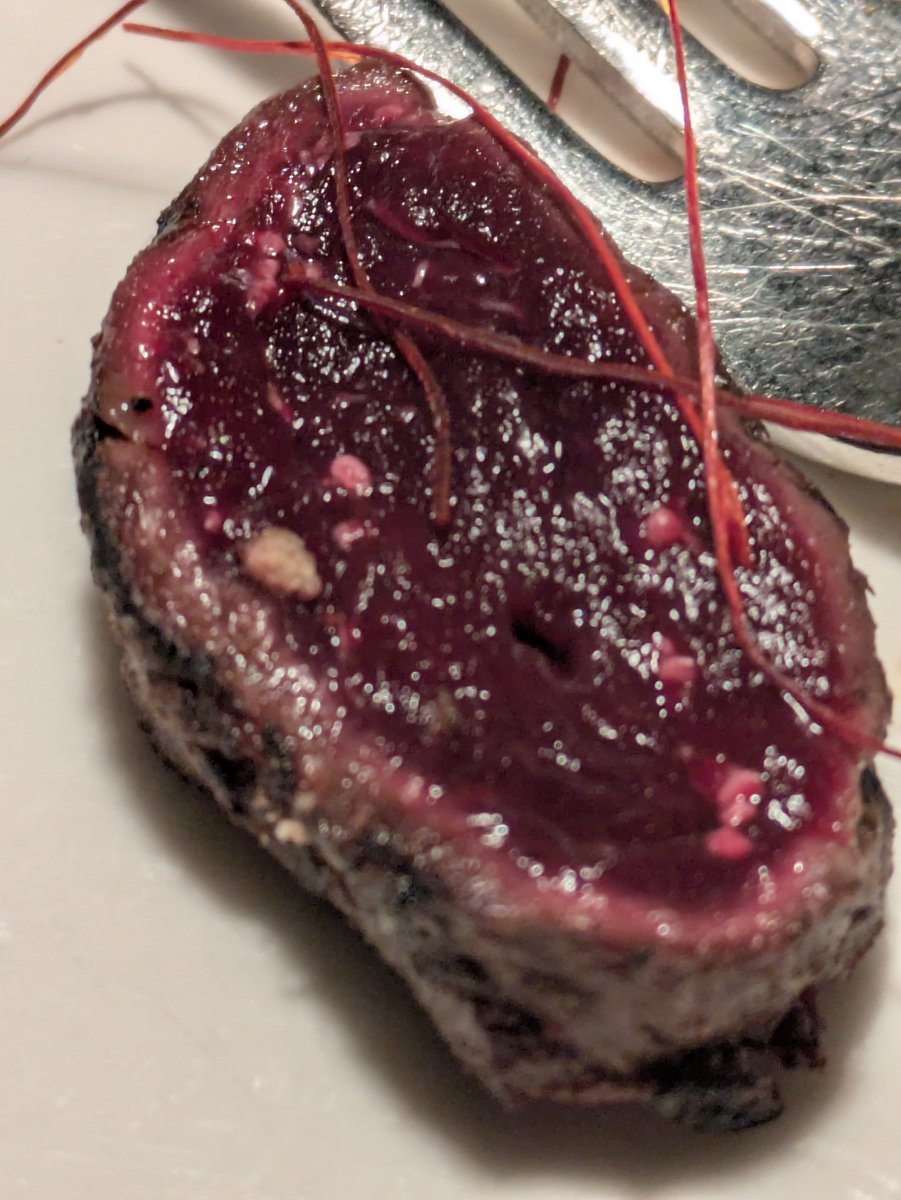 KetoCarnivore's tweet photo. Speaking of rare, we tried minke whale (among other unusual selections) in Iceland last week. 

I was expecting to like it but it exceeded expectations: somehow mild and rich at the same time. https://t.co/sgZuP7RDSp