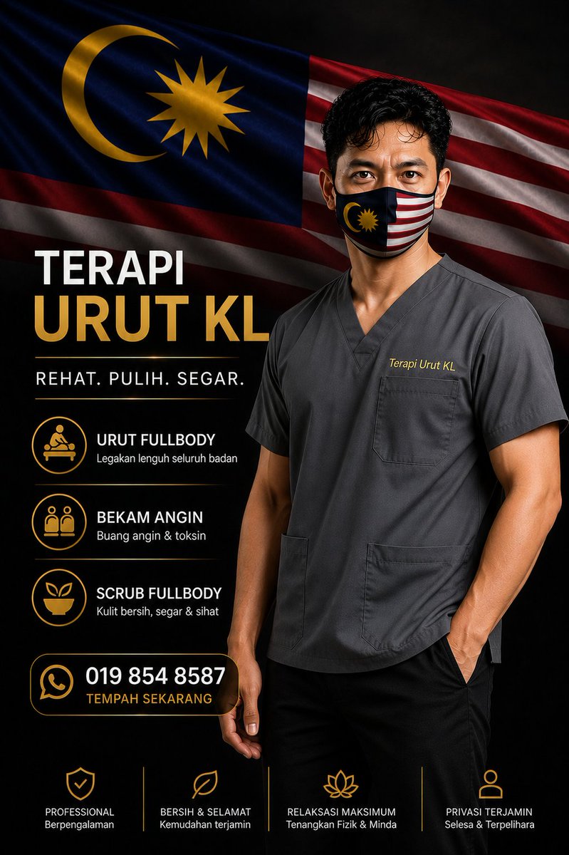 urut57718's tweet photo. 💆‍♂️ Terapi Yang Menenangkan. ✔️ Urut Fullbody ✔️ Bekam Angin ✔️ Scrub Fullbody 📞 019 854 8587
https://t.co/JvBjgCkUWR

#urut #Massage #urutBatin
#uruttraditional https://t.co/lu53x2swdz