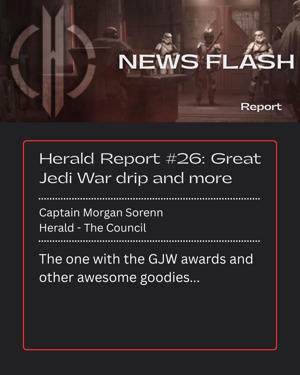 sw_djb's tweet photo. A belated #WeeklyWrapup this week. For more details on our news stories, check out https://t.co/kru661qsnW !

#starwars #darkjedibrotherhood #starwarsfanclub https://t.co/RXw5yEfKo7