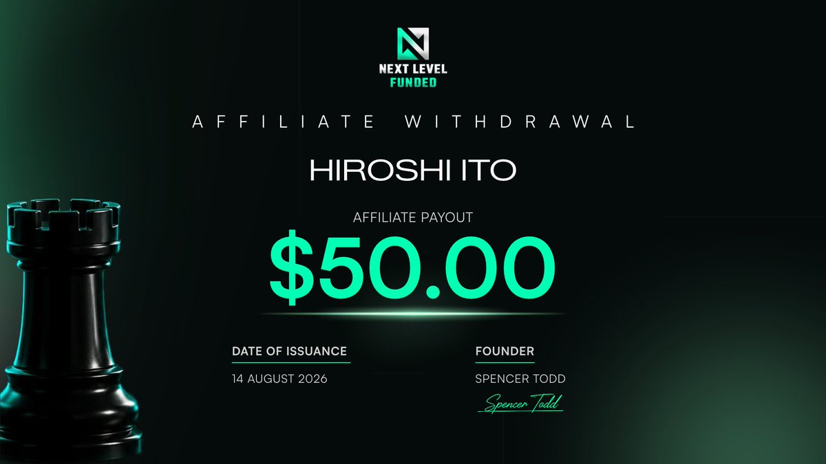 AffiliatesNLF's tweet photo. Affiliate payout proof 💸

Always nice seeing the work turn into results. https://t.co/CvACy4IN70