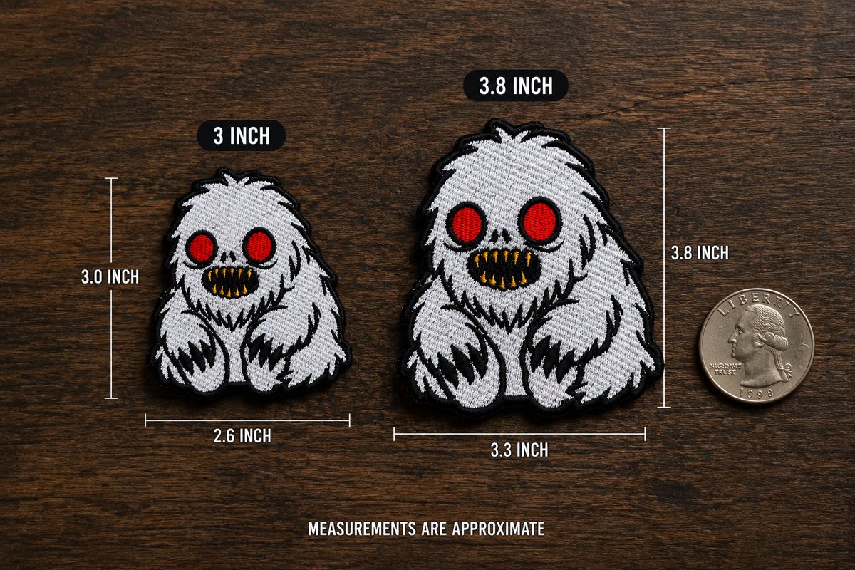 PatchAholics's tweet photo. yeti horror patch what do you think? 🫈 https://t.co/oWMNchkX1R