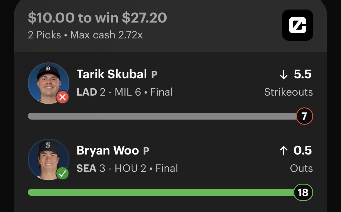 badbandits23's tweet photo. @ChalkboardHQ Badbandits23 lost my last 10 on BS skubal 95 pitches and he goes back in to get 3 more SO 🤦‍♂️ https://t.co/mwSK0JLiQm
