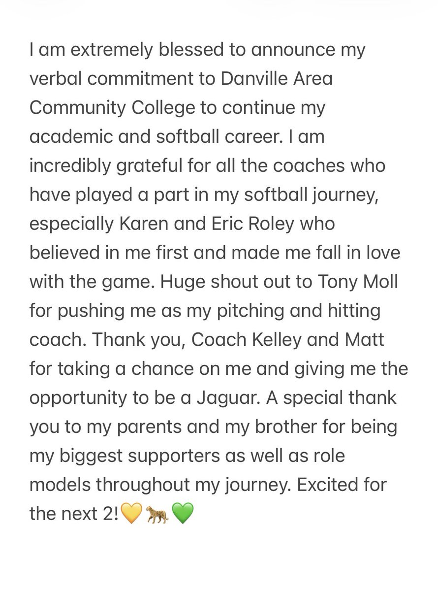 GaddisJersey's tweet photo. So excited for this new opportunity!! 💚💛🐆 @kcerv2828 @MattCervantes13 @daccwsb @ILStars18U @ShoesSoftball https://t.co/hHabHVAWez