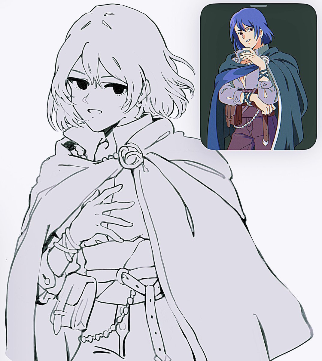 renrensketch's tweet photo. Am I doing this drawing males thing right 😓 https://t.co/sX1cIdyDlc