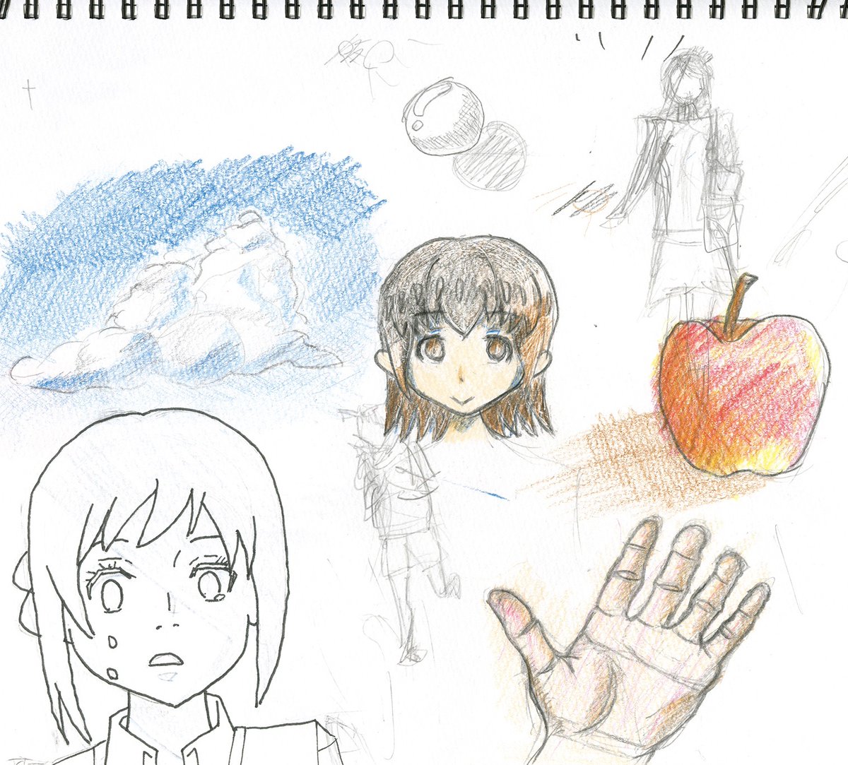 komugiko_2000's tweet photo. 10��間絵を描き続けた結果。

←1日目　　10年目→ https://t.co/N90jMrxFnx