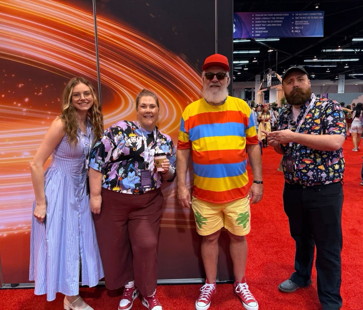 Court_GL's tweet photo. What an incredible experience this weekend was at D23. It felt surreal getting to present to and meet some of you amazing Valley Villagers in person!

I hope you guys enjoyed the panel and what’s to come🧜‍♀️ 

p.s If we took a photo together, i’d love for you to send it my way! https://t.co/TfvjbxH1gT