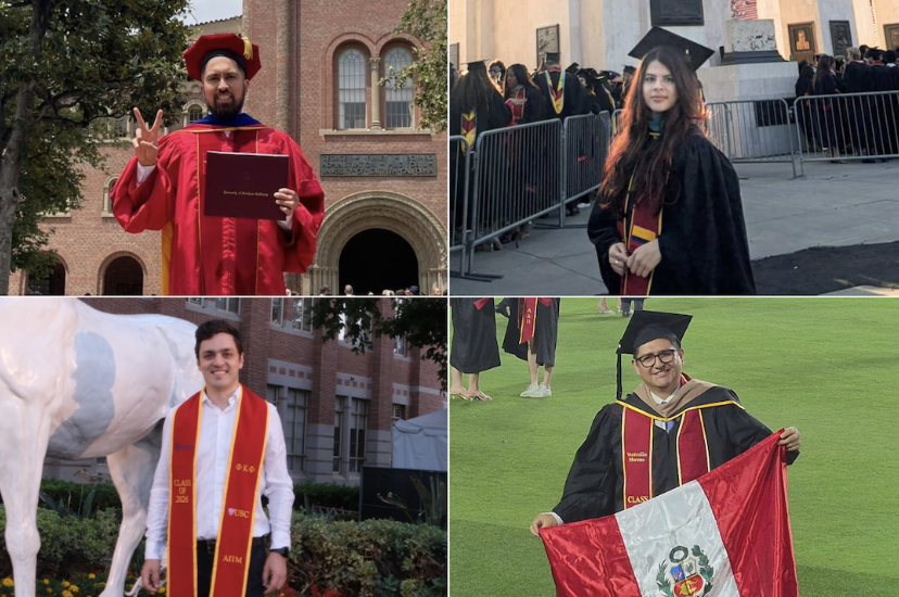 USC's tweet photo. From engineering to finance, alumni from Latin America share how USC prepared them to advance research and business, influence public policy and lead across industry. Learn how they are taking their next steps in their personal and professional journeys. Read here: https://t.co/wkP27CjIo5