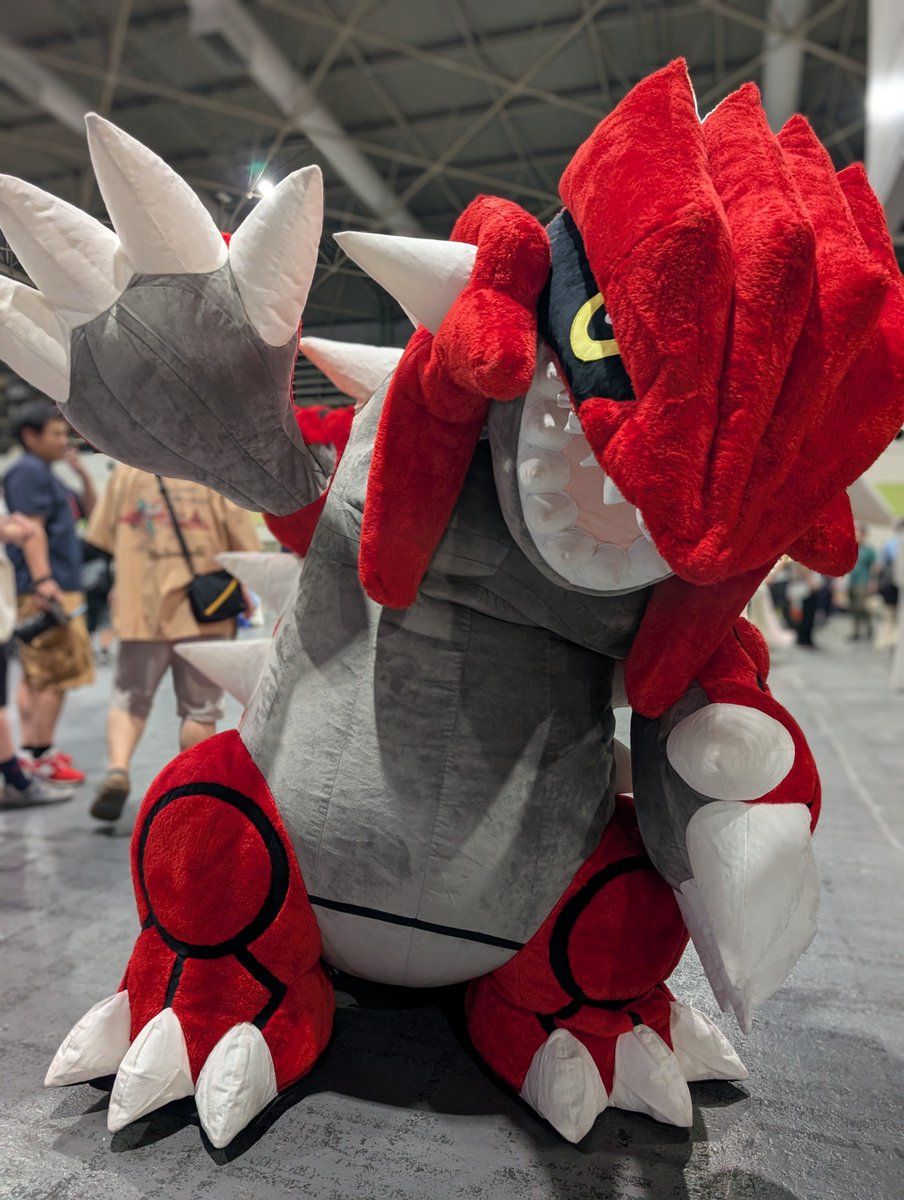 SawaJapan's tweet photo. また会えて良かった🦖🌋
息を呑む完成度で普通に呑み込まれそうです（物理
#OFFF2026 https://t.co/B6uzivoyZX