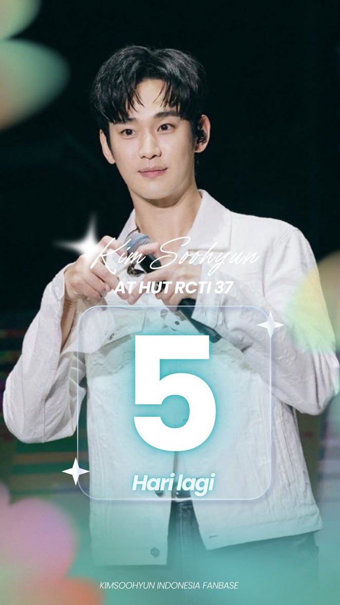 K216_INAPROJECT's tweet photo. Udah siap belum? 🤫😻 
Menuju 5 hari lagi #KimSooHyun hadir di HUT RCTI! 

Stay tune for our projects, Indonesian Fans 🇮🇩 @yukaris_ina 

#KimSooHyun #김수현 #金秀賢 #キムスヒョン #คิมซูฮยอน https://t.co/6XEZxnSKEk