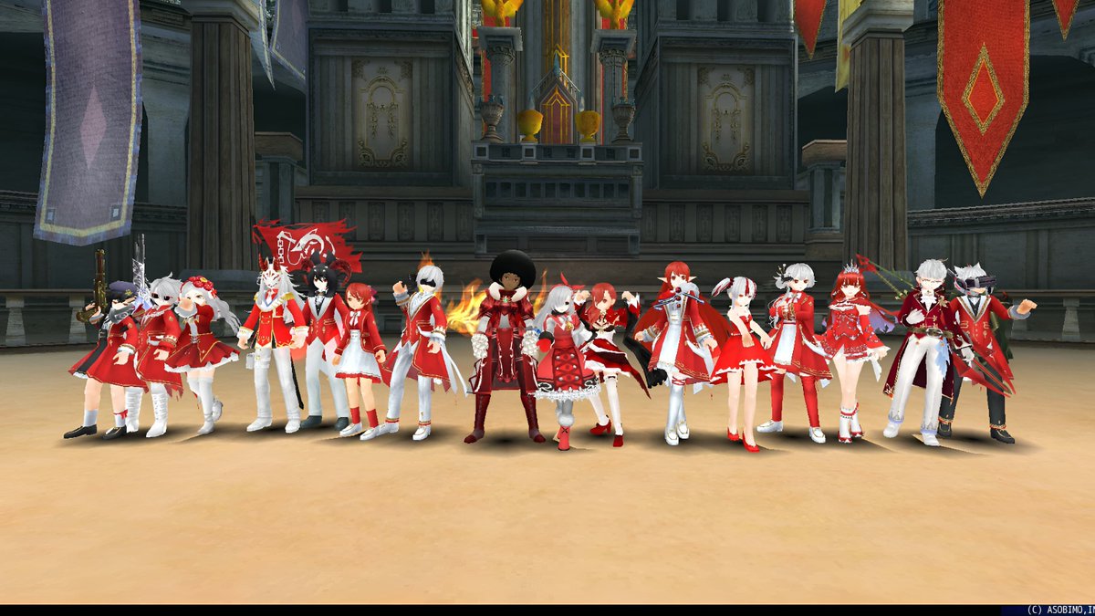 MiyamuraAS16's tweet photo. Happy 81st Independence Day of Indonesia! 🇮🇩
We, the Violet Aether Guild, are hosting a group photo event at the anniversary Arena 2 to celebrate this special occasion.
I hope everyone can keep having fun and enjoying Toram Online together. 
#toramonline #bemmo #bemmoshow https://t.co/lsxztCqkHW